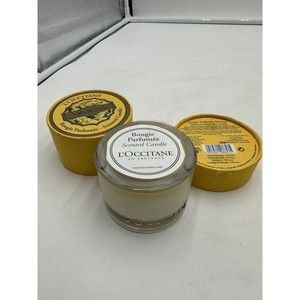 Boougie Parfumee Scented Candle L'Occitane Mimosa 20 hours Made In France VTG